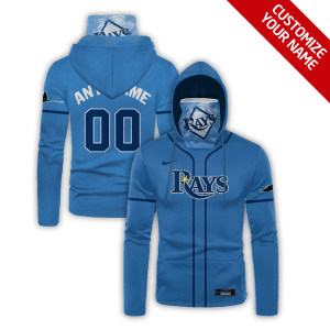 Custom Your Name Tampa Bay Rays Hoodie Mask YK98
