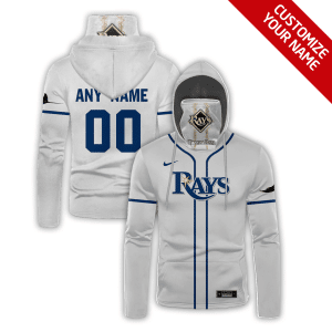 Custom Your Name Tampa Bay Rays Hoodie Mask RS42