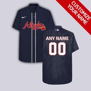Custom Your Name Atlanta Braves Hawaii Shirt HY55