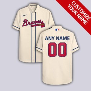 Custom Your Name Atlanta Braves Hawaii Shirt JK51