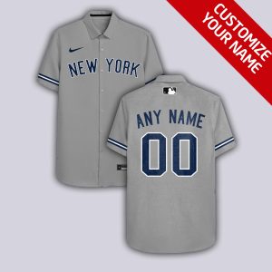 Custom Your Name New York Yankees Hawaii Shirt FN44