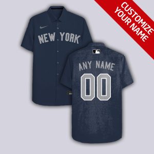 Custom Your Name New York Yankees Hawaii Shirt HM14