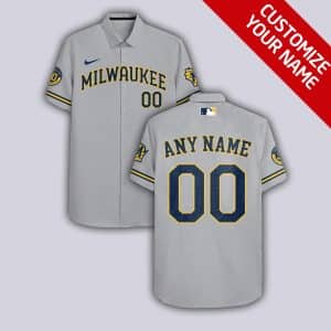 Custom Your Name Milwaukee Brewers Hawaii Shirt HM52