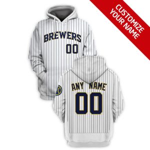 Clothes Custom Your Name Milwaukee Brewers Full Size (Youth & Adult) RM54