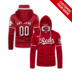 Custom Your Name Cincinnati Reds Hoodie Mask LF48