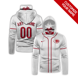 Custom Your Name Cincinnati Reds Hoodie Mask JE92