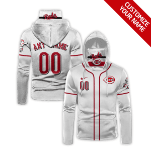 Custom Your Name Cincinnati Reds Hoodie Mask FS89