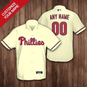 Custom Your Name Philadelphia Phillies Hawaii Shirt YW39