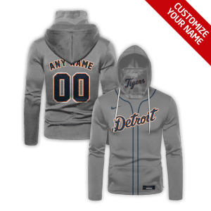 Custom Your Name Detroit Tigers Hoodie Mask GN52