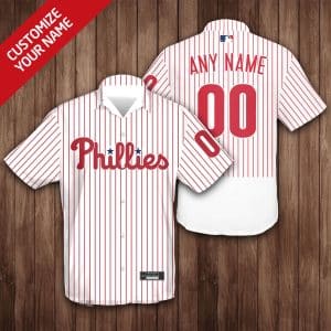 Custom Your Name Philadelphia Phillies Hawaii Shirt JD34
