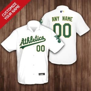 Custom Your Name Oakland Athletics Hawaii Shirt DF46