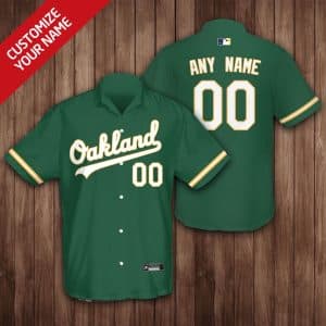 Custom Your Name Oakland Athletics Hawaii Shirt HE82