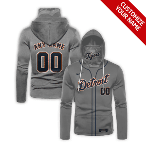 Custom Your Name Detroit Tigers Hoodie Mask YM56