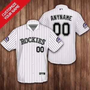 Custom Your Name Colorado Rockies Hawaii Shirt TG98