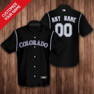 Custom Your Name Colorado Rockies Hawaii Shirt TG48