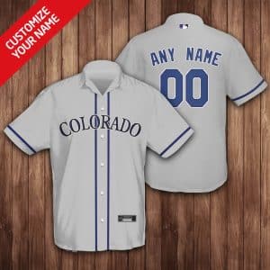 Custom Your Name Colorado Rockies Hawaii Shirt YW29