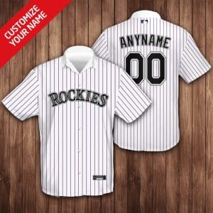 Custom Your Name Colorado Rockies Hawaii Shirt TI39