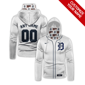 Custom Your Name Detroit Tigers Hoodie Mask SR28