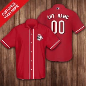 Custom Your Name Cincinnati Reds Hawaii Shirt US39