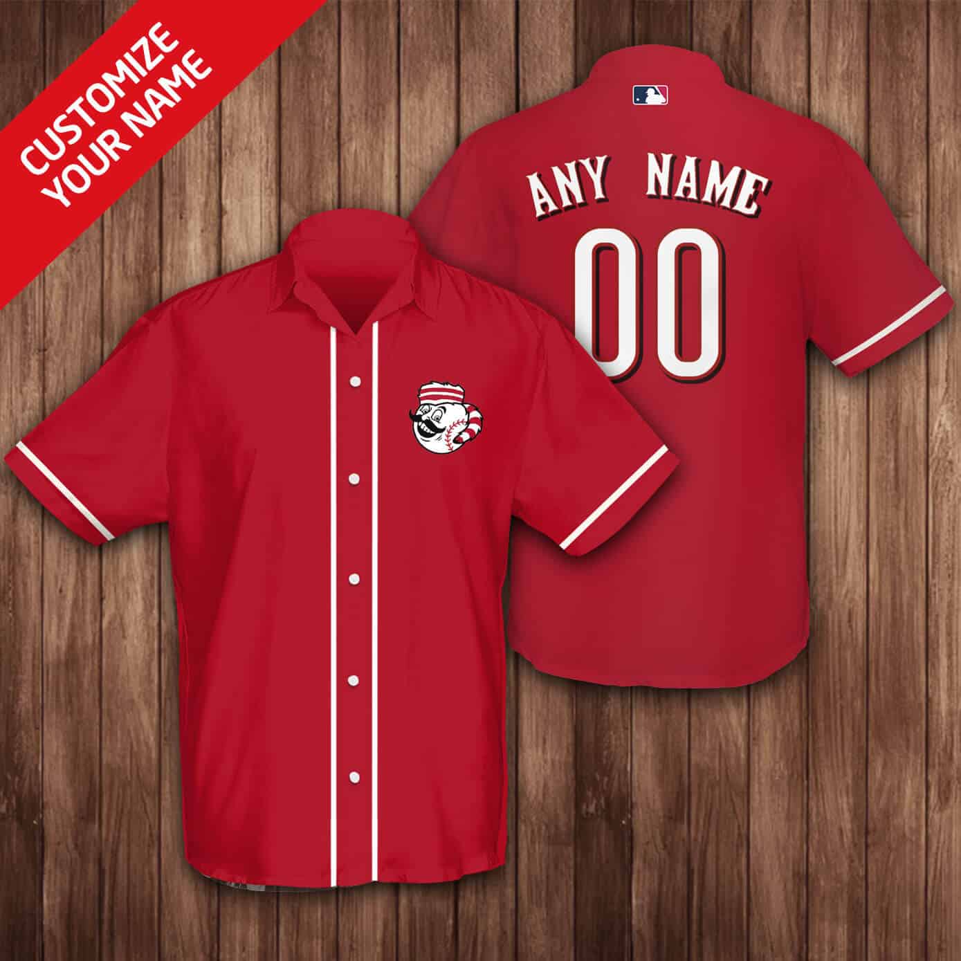 Custom Your Name Cincinnati Reds Hawaii Shirt US39