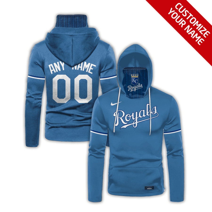 Custom Your Name Kansas City Royals Hoodie Mask SI40