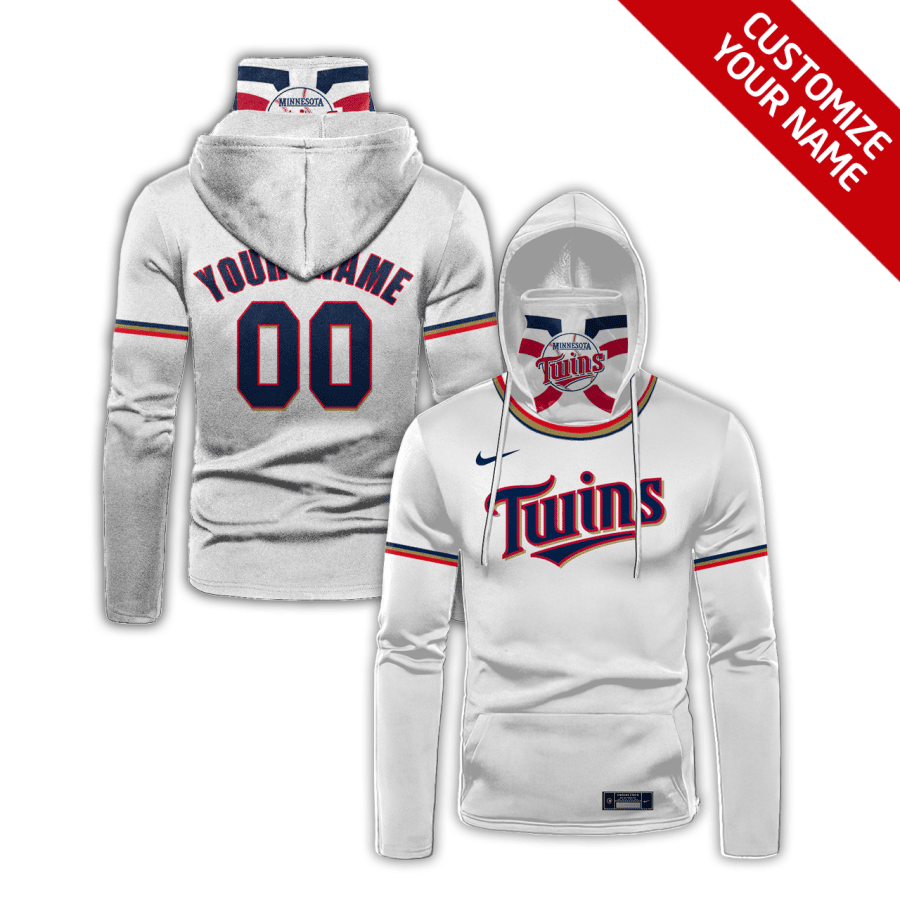 Custom Your Name Minnesota Twins Hoodie Mask IO22