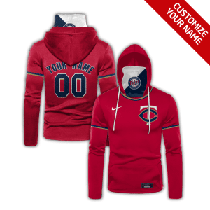 Custom Your Name Minnesota Twins Hoodie Mask SB88