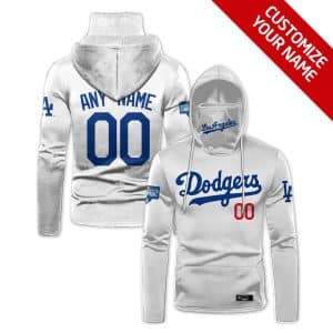 Custom Your Name Los Angeles Dodgers Hoodie Mask AB34