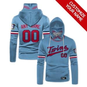 Custom Your Name Minnesota Twins Hoodie Mask NT32