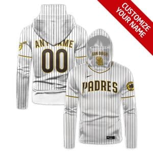 Custom Your Name San Diego Padres Hoodie Mask RU28