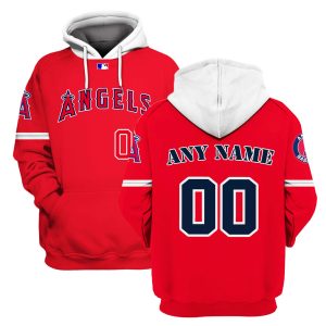Clothes Custom Your Name Los Angeles Angels Full Size (Youth & Adult) AE33