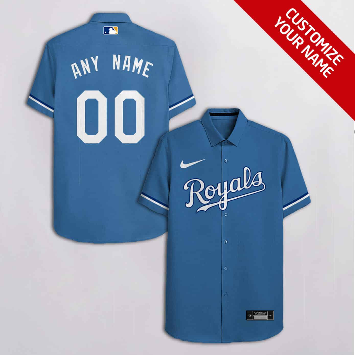 Custom Your Name Kansas City Royals Hawaii Shirt RF30
