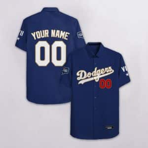 Custom Your Name Los Angeles Dodgers Hawaii Shirt AB44