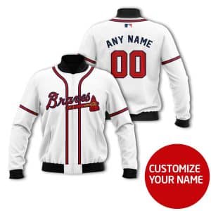Clothes Custom Your Name Atlanta Braves Full Size (Youth & Adult) KS88