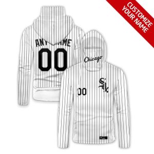 Custom Your Name Chicago White Sox Hoodie Mask KF39