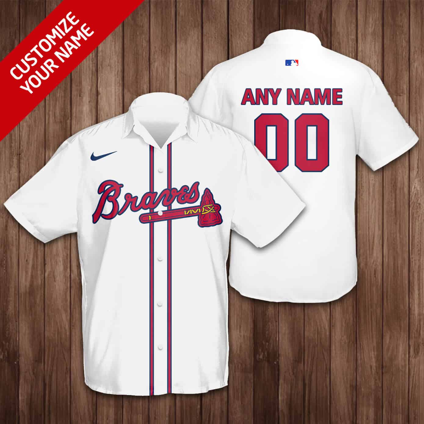Custom Your Name Atlanta Braves Hawaii Shirt DV93