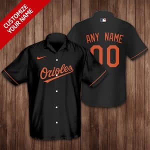Custom Your Name Baltimore Orioles Hawaii Shirt KG55
