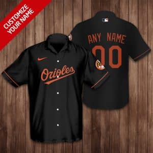 Custom Your Name Baltimore Orioles Hawaii Shirt RK29