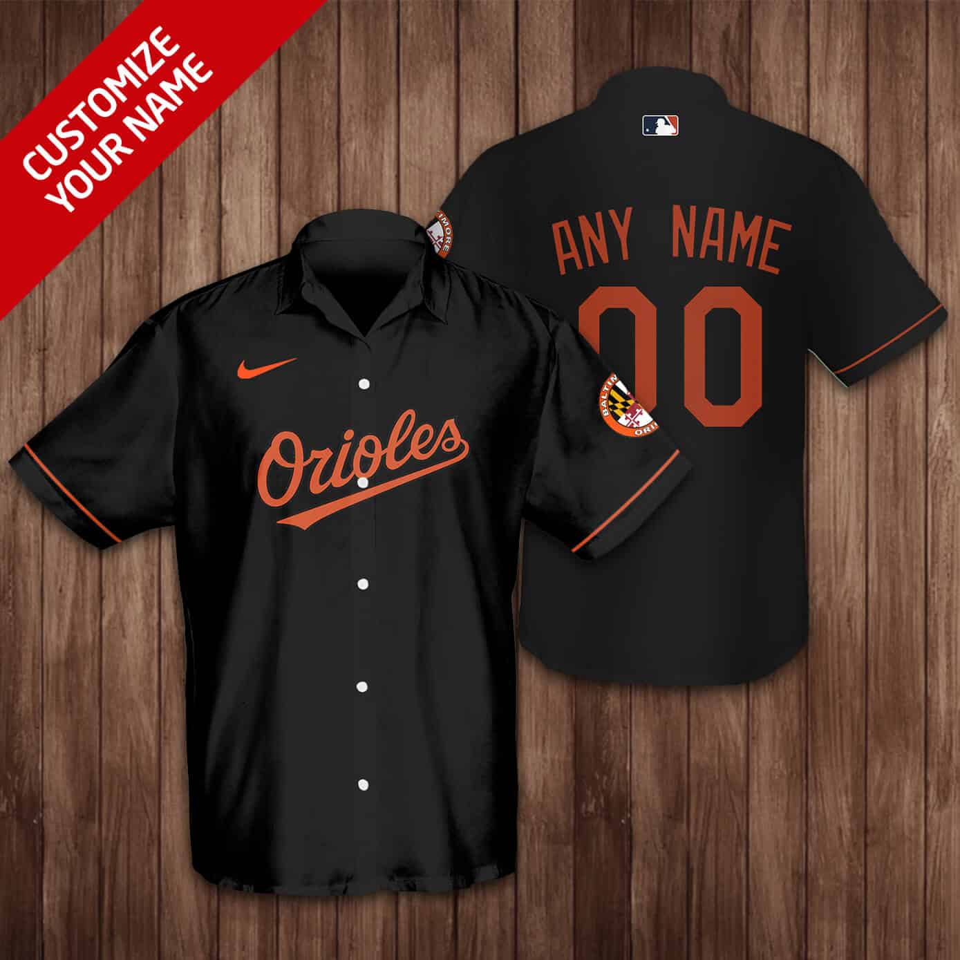 Custom Your Name Baltimore Orioles Hawaii Shirt RK29