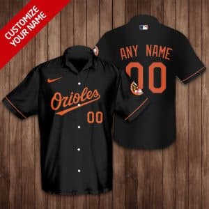 Custom Your Name Baltimore Orioles Hawaii Shirt IE23
