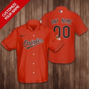 Custom Your Name Baltimore Orioles Hawaii Shirt LD35
