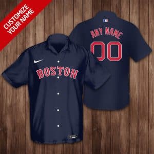 Custom Your Name Boston Red Sox Hawaii Shirt HK32