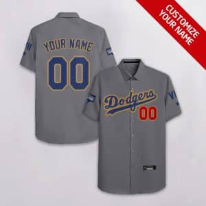 Custom Your Name Los Angeles Dodgers Hawaii Shirt NF91