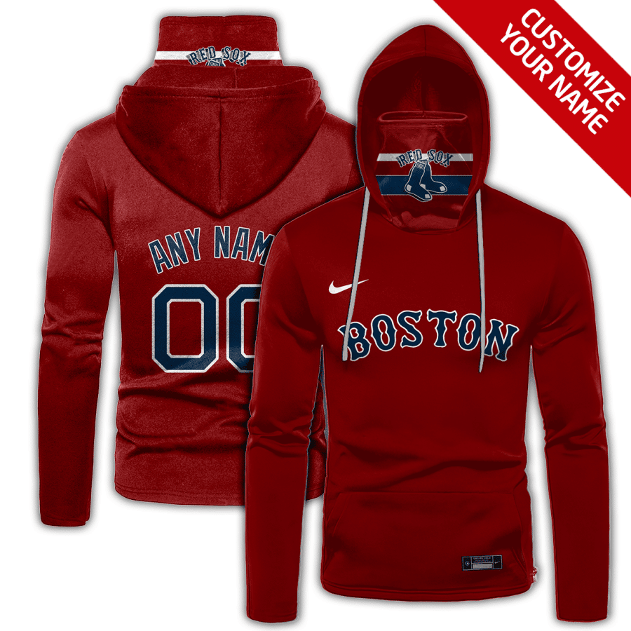 Custom Your Name Boston Red Sox Hoodie Mask DI30
