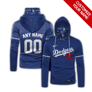 Custom Your Name Los Angeles Dodgers Hoodie Mask TK66