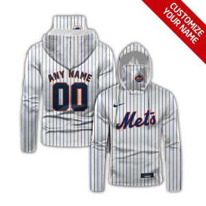 Custom Your Name New York Mets Hoodie Mask HI09