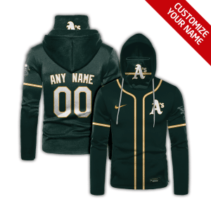 Custom Your Name Oakland Athletics Hoodie Mask TK99