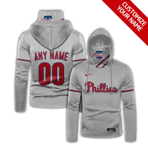 Custom Your Name Philadelphia Phillies Hoodie Mask OE98