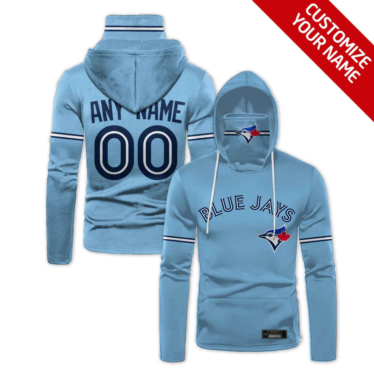 Custom Your Name Toronto Blue Jays Hoodie Mask GE19