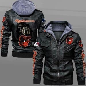 Baltimore Orioles Leather Jacket FG03